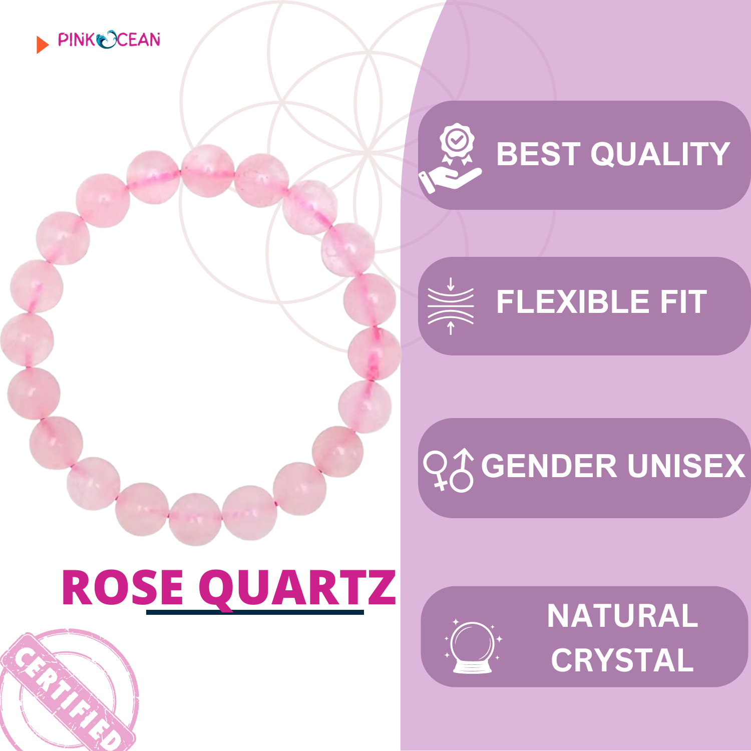 Rose Quartz Bracelet