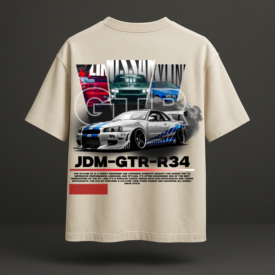 Oversized Skyline GTR R-34