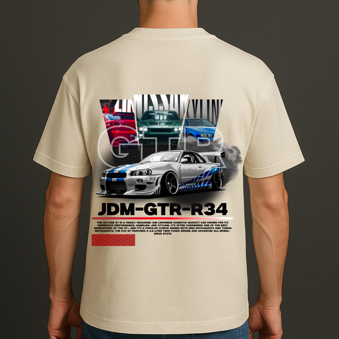 Oversized Skyline GTR R-34