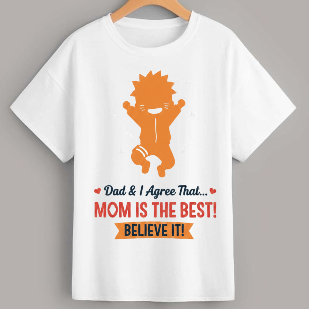 Mom Is The Best Kids Tee for Boys
