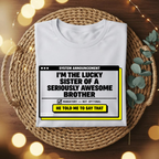 My Awesome Bro 2.0 T-shirt