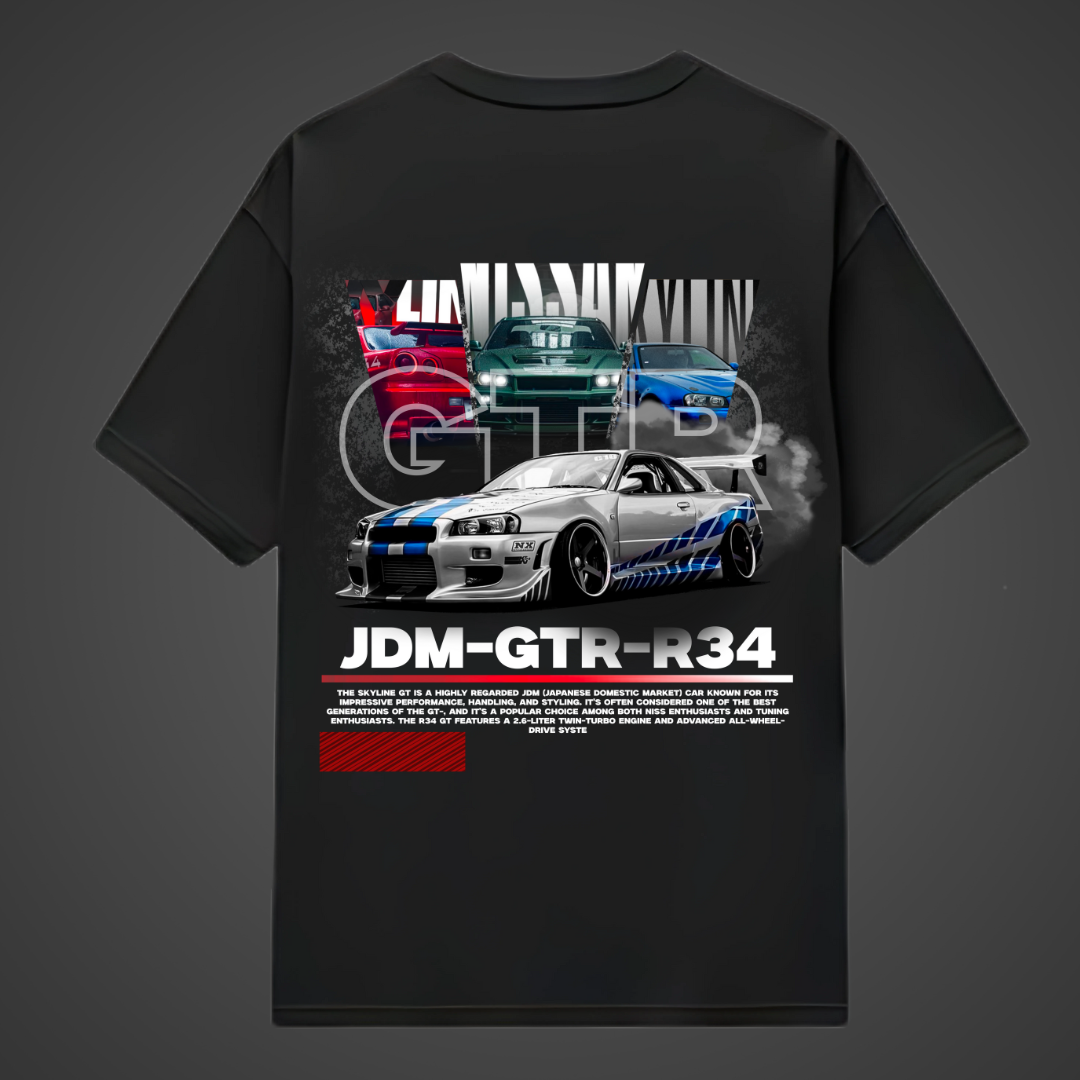 Oversized Skyline GTR R-34