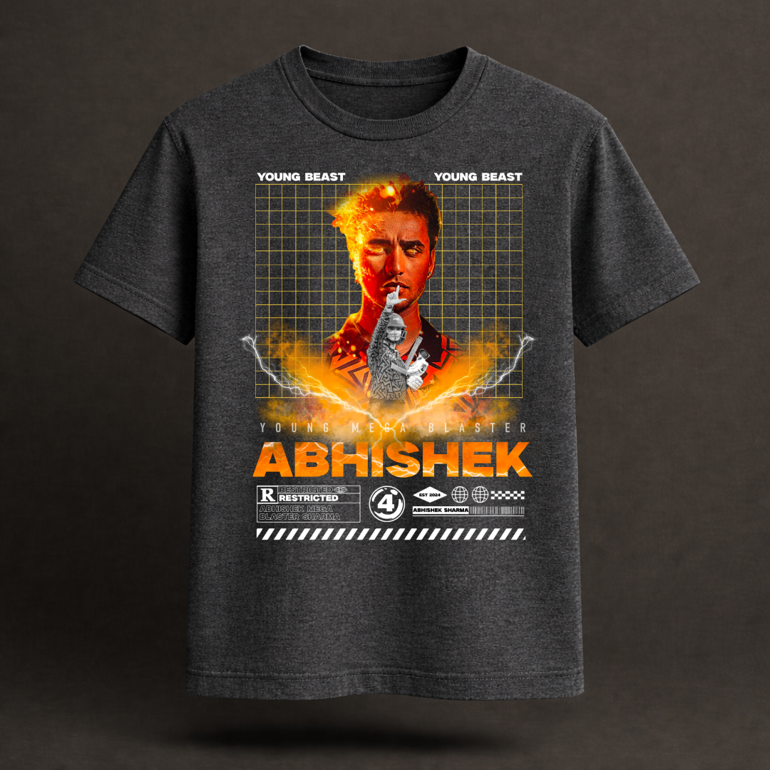 Abhishek: Mega Blaster T-Shirt