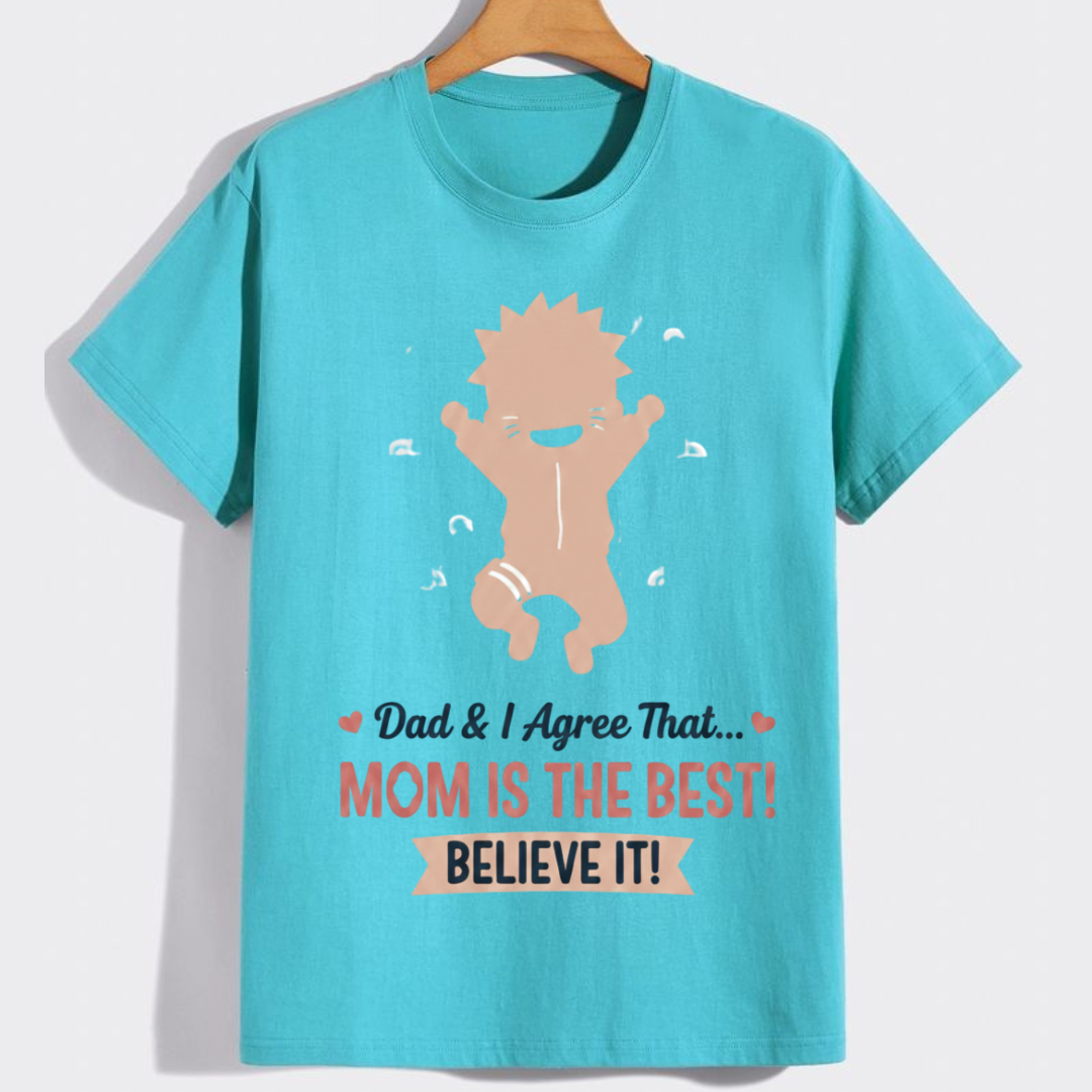 Mom Is The Best Kids Tee for Boys