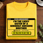 My Awesome Bro 2.0 T-shirt