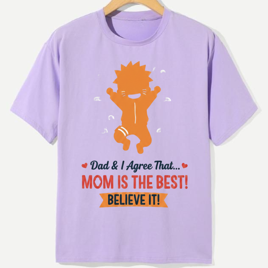 Mom Is The Best Kids Tee for Boys