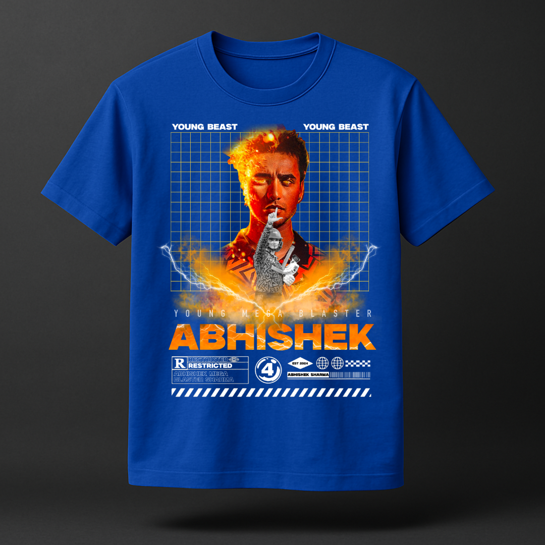 Abhishek: Mega Blaster T-Shirt